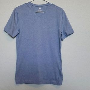 H&M Small, Light blue, slim fit, Men's shirt.